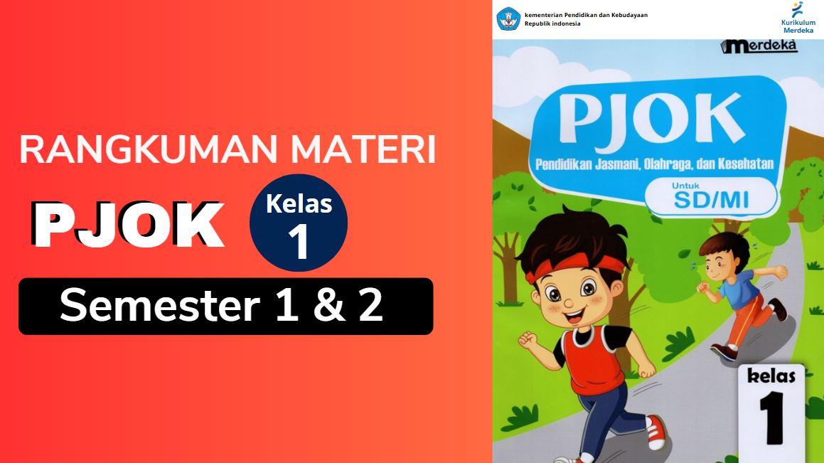 Materi PJOK Kelas 1 Semester 1 dan 2